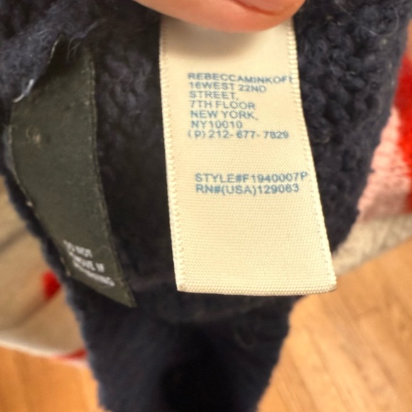 Rebecca Minkoff color block sweater size XL - Picture 4 of 5